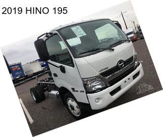 2019 HINO 195