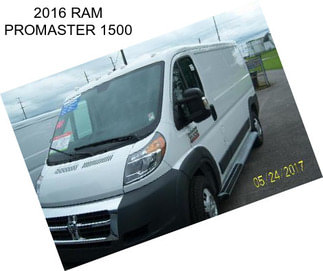 2016 RAM PROMASTER 1500