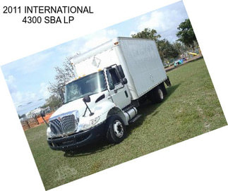 2011 INTERNATIONAL 4300 SBA LP