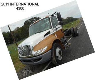 2011 INTERNATIONAL 4300