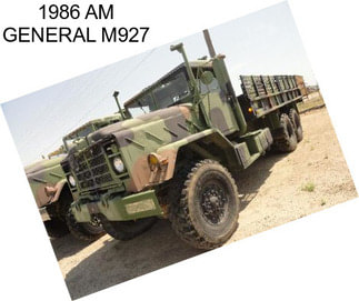 1986 AM GENERAL M927