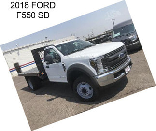 2018 FORD F550 SD