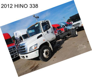 2012 HINO 338