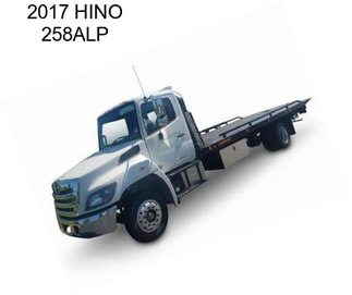 2017 HINO 258ALP