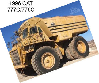 1996 CAT 777C/776C