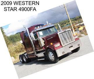 2009 WESTERN STAR 4900FA