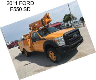 2011 FORD F550 SD