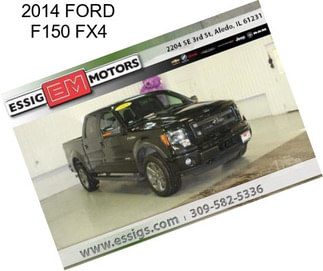 2014 FORD F150 FX4