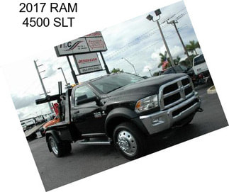 2017 RAM 4500 SLT