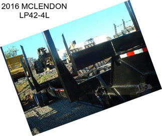 2016 MCLENDON LP42-4L