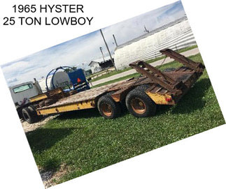 1965 HYSTER 25 TON LOWBOY