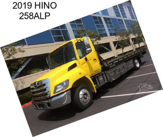 2019 HINO 258ALP