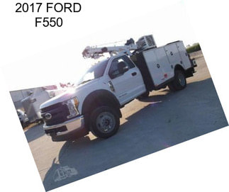 2017 FORD F550