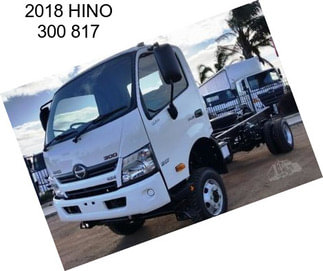 2018 HINO 300 817