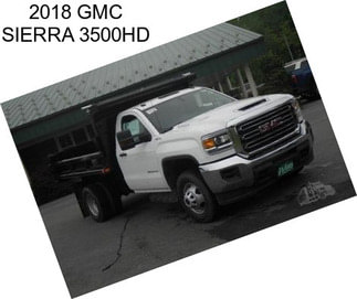 2018 GMC SIERRA 3500HD
