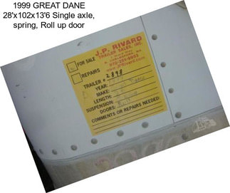 1999 GREAT DANE 28\'x102\