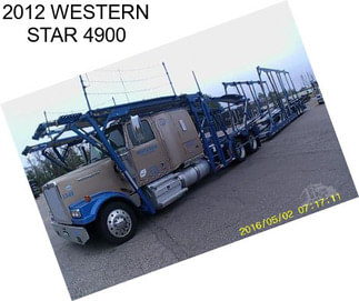 2012 WESTERN STAR 4900