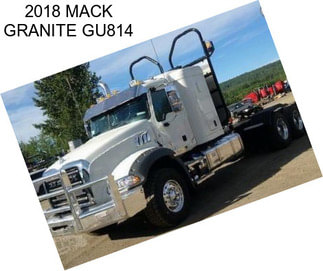 2018 MACK GRANITE GU814