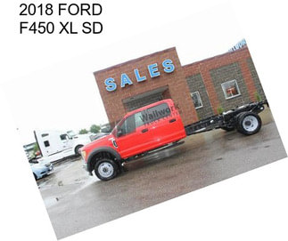 2018 FORD F450 XL SD