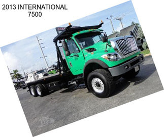 2013 INTERNATIONAL 7500