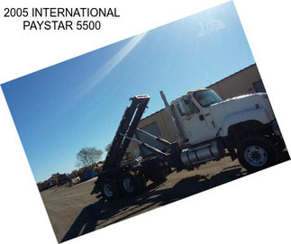 2005 INTERNATIONAL PAYSTAR 5500