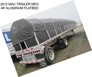 2012 MAC TRAILER MFG 48\' ALUMINUM FLATBED