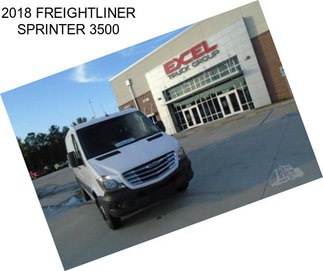 2018 FREIGHTLINER SPRINTER 3500