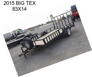 2015 BIG TEX 83X14