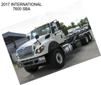 2017 INTERNATIONAL 7600 SBA