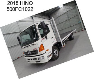 2018 HINO 500FC1022