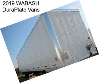 2019 WABASH DuraPlate Vans
