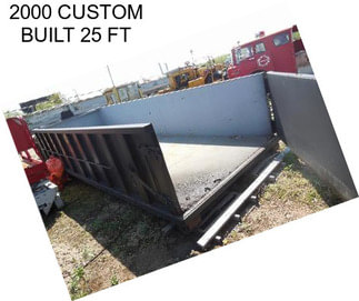 2000 CUSTOM BUILT 25 FT