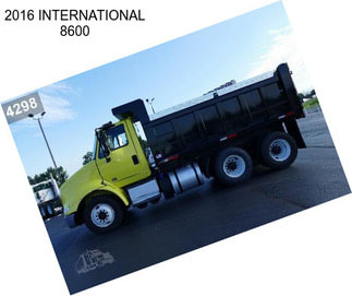 2016 INTERNATIONAL 8600