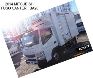 2014 MITSUBISHI FUSO CANTER FBA20