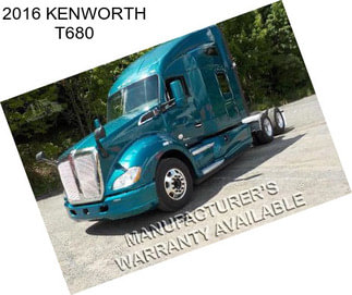 2016 KENWORTH T680