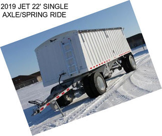 2019 JET 22\' SINGLE AXLE/SPRING RIDE