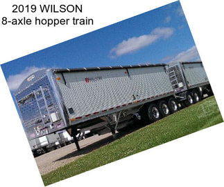 2019 WILSON 8-axle hopper train