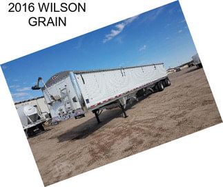 2016 WILSON GRAIN