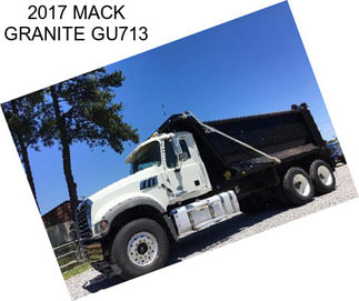 2017 MACK GRANITE GU713