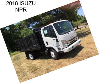 2018 ISUZU NPR