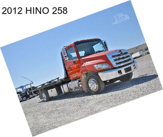 2012 HINO 258