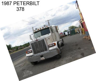 1987 PETERBILT 378