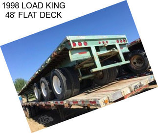 1998 LOAD KING 48\' FLAT DECK