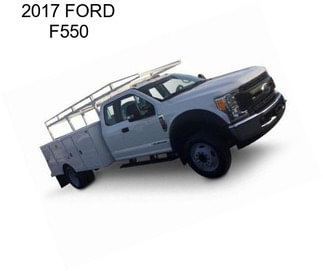 2017 FORD F550