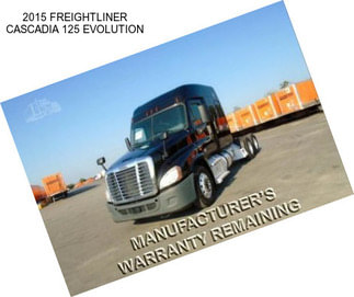 2015 FREIGHTLINER CASCADIA 125 EVOLUTION