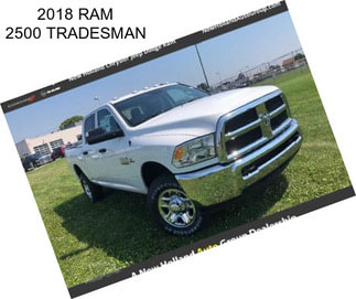 2018 RAM 2500 TRADESMAN