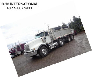 2016 INTERNATIONAL PAYSTAR 5900