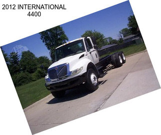 2012 INTERNATIONAL 4400