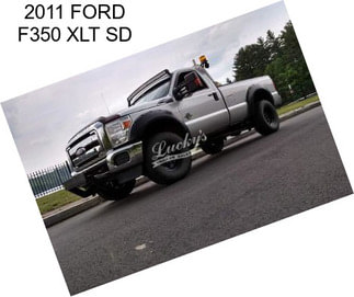 2011 FORD F350 XLT SD