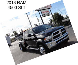 2018 RAM 4500 SLT